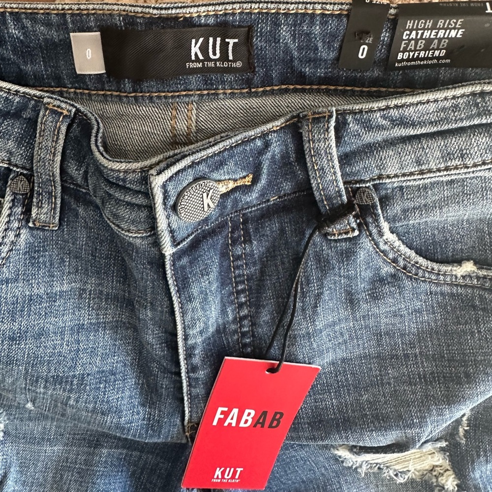 Brand new high rise boyfriend jeans
